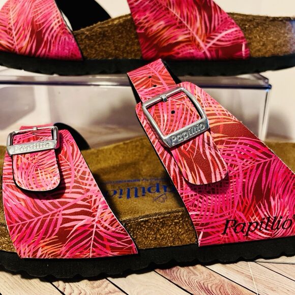 Birkenstock Papillio Sydney W 8 EU 39 Narrow Tropical Pink Sandals Soft Footbed - Picture 7 of 7